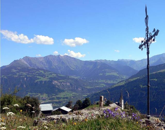 Blick von Siat Richtung Valser Tal